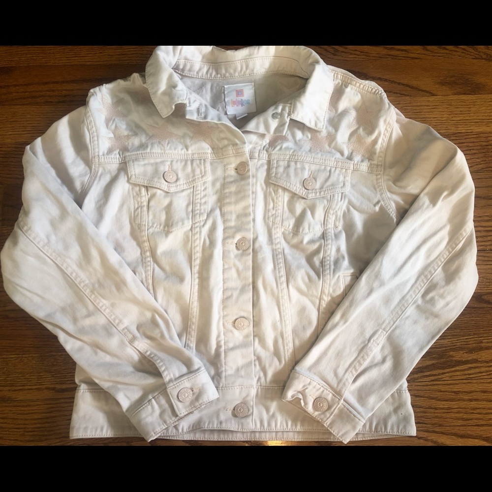 Lularoe Denim Jean Blush Star Jacket